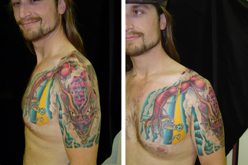 Looking for unique Color tattoos Tattoos?  Red Dragon   Legend Jason Riddick